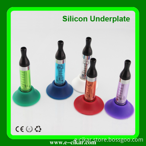Silicon Underplat for E-Cig Show, Colourful Electronic Cigarette Silicone
